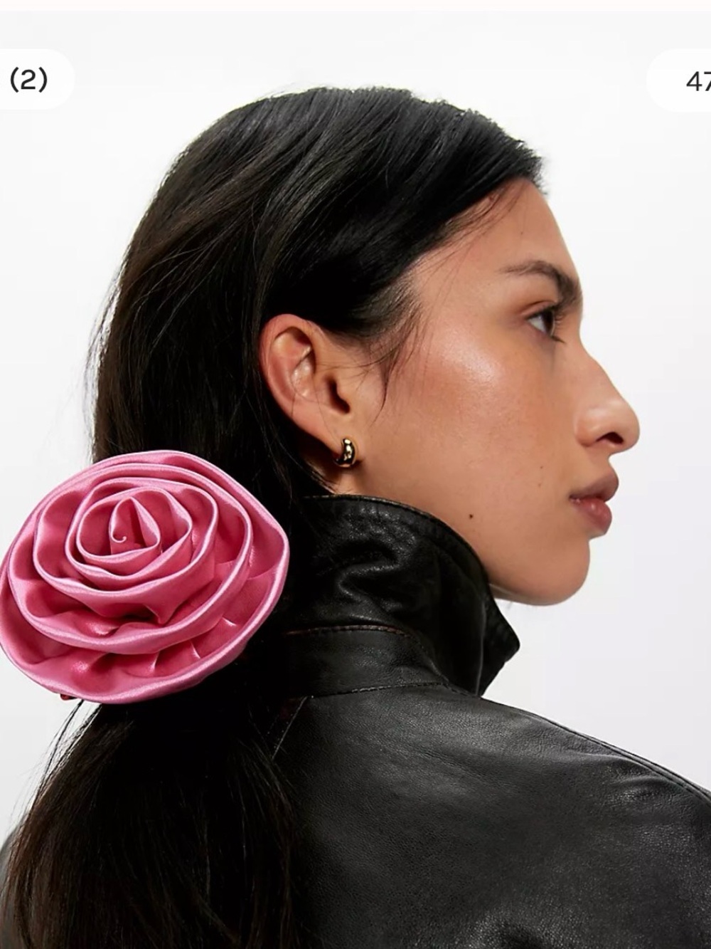 Free People Thorns And Roses Pony. NWT. Pink